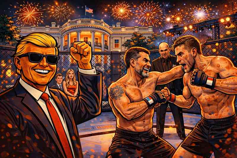 Käfig statt Kuchen: Der wohl wildeste Geburtstag im Weißen Haus