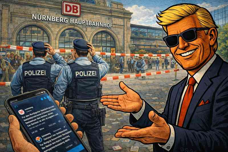 Der Bahnhof, der nie gesperrt war