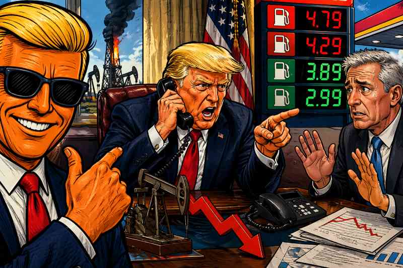 „Völlig falsch!“ – Wenn der Präsident seinen eigenen Minister vom Benzinpreis wischt