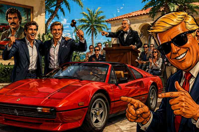 Magnum lebt! Deutsche kaufen legendären Ferrari und machen Nostalgie wieder schnell