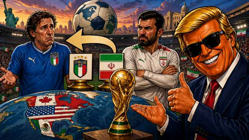 WM auf Bestellung? Warum plötzlich Italien statt Iran spielen soll