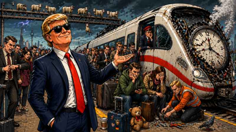 Deutschland auf Gleis 404: Zug nicht gefunden