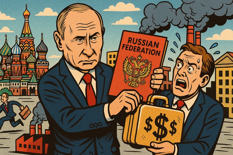 Putin macht jetzt Monopoly – aber mit echten Hotels!