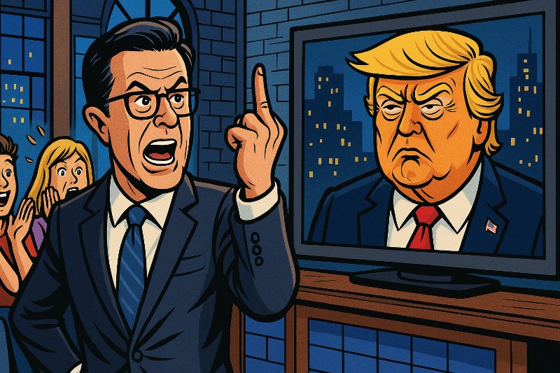Colbert cancelt Trump – oder war’s umgekehrt?