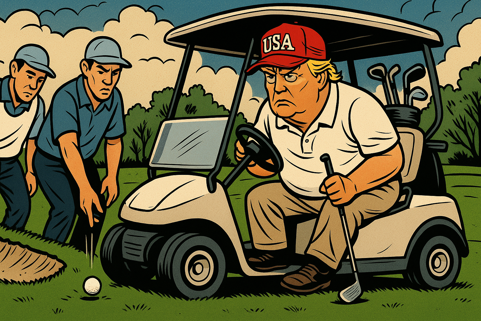 Golf? Ich nenne es geopolitisches Putting!