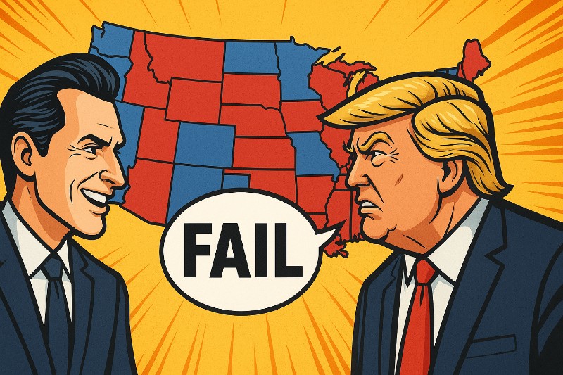 GAVIN NEWSOM – DER GERRYMÄNDERER MIT DEM HOLLYWOOD-LÄCHELN