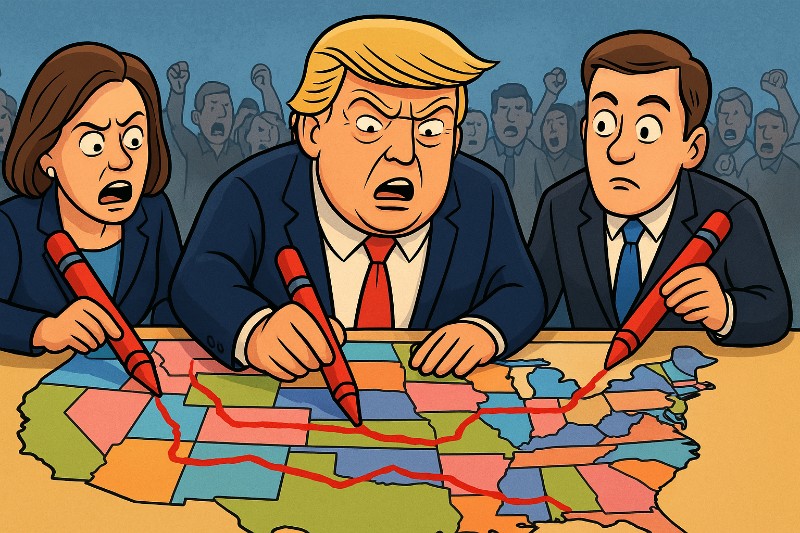 Texanisches Linienziehen – Gerrymandering für Anfänger und Profis