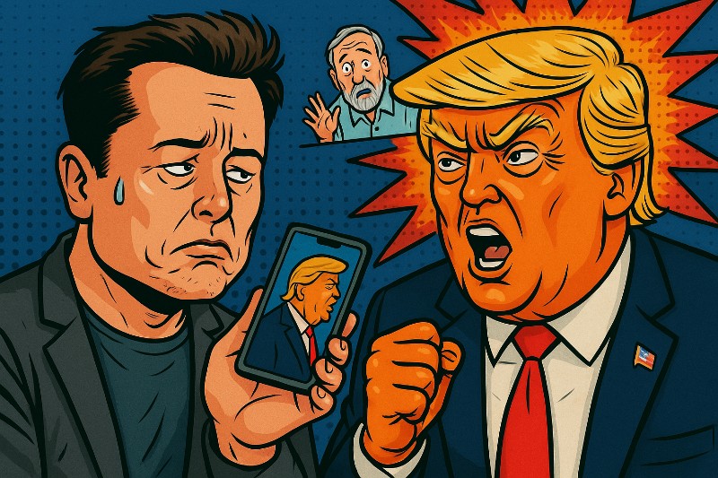 Make Musk Great Again – Wenn der reichste Mann der Welt zum Hofnarren des Orangehauses wird