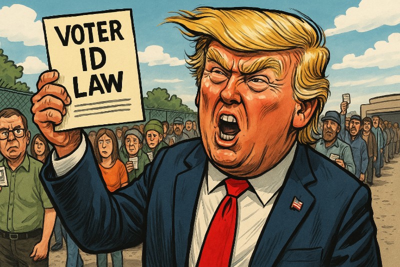 Trump verbietet die Briefwahl – Demokratie jetzt nur noch mit Gesichtskontrolle