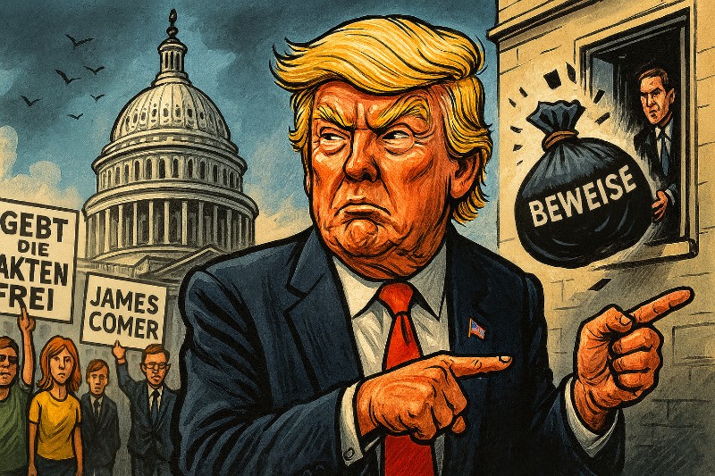 Epstein, Akten und ein Präsident im Dauer-Schwindel – Willkommen in Amerikas größtem Polit-Porno ohne Happy End