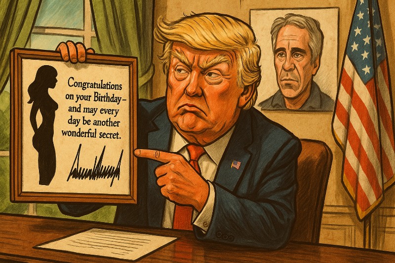 Das Epstein-Geburtstagsrätsel – oder wie Trump plötzlich Picasso wurde