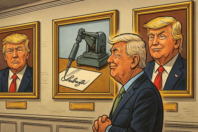 Der Autopen zieht ins Weiße Haus – Biden raus, Automaten rein!