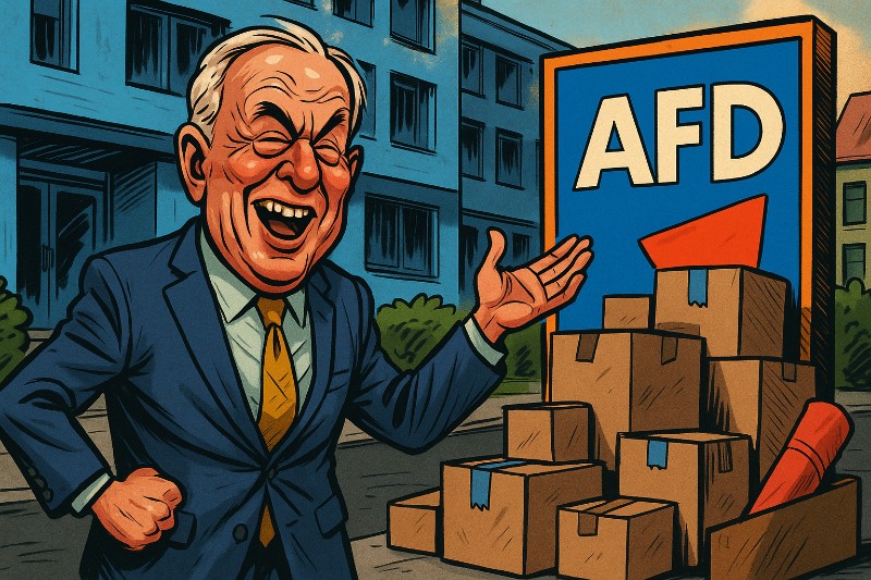 Wenn die AfD die Kisten packt – Ein Räumungsdrama in drei Akten