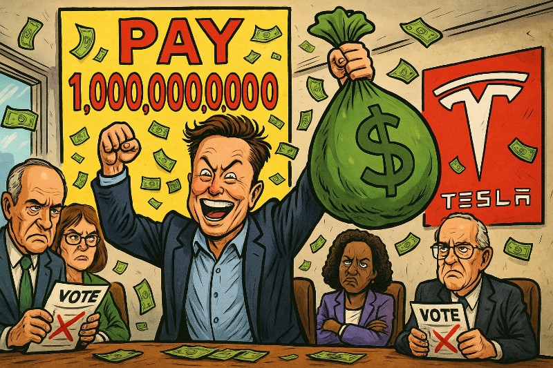 Elon, der Billionen-Beschleuniger – wenn Geld schneller fährt als Teslas