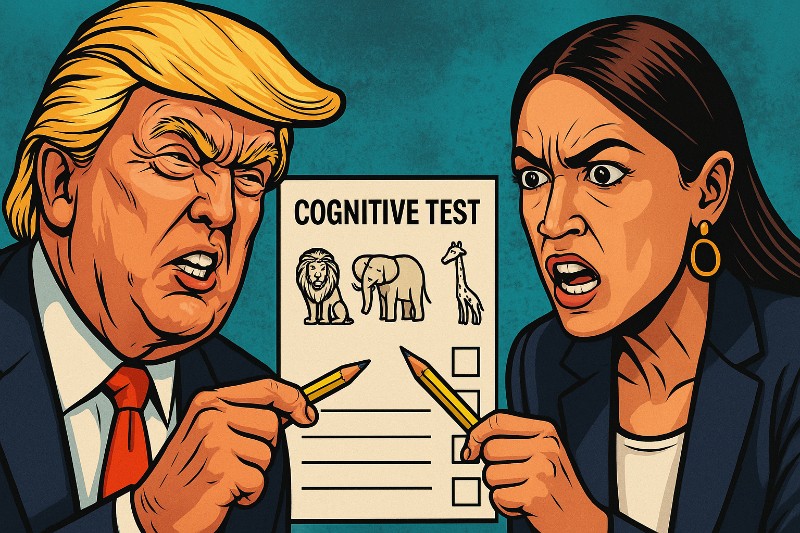 Donald vs. AOC – Das Duell der Denkleistung oder: Wenn IQ-Test auf Ego-Test trifft