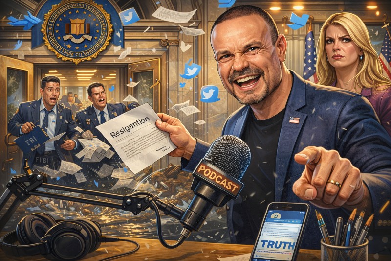Make the FBI Loud Again: Wie Dan Bongino kam, sah, tweetete – und dann wieder ging
