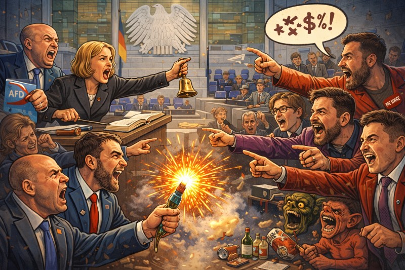 Ordnungsruf! Ordnungsruf! – Wie der Bundestag zur größten Reality-Show Europas wurde