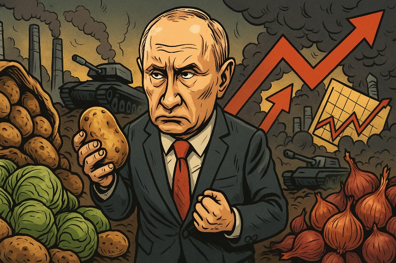 Putin und die Kartoffel-Krise – Wie man mit Panzern erntet und mit Zwiebeln den Rubel rettet