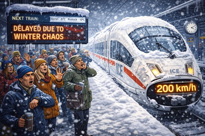 Der eisige Fahrplan der Verzweiflung