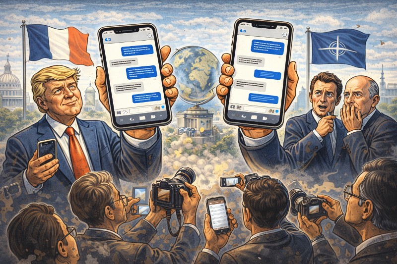 SMS-Diplomatie: Wenn Vertraulichkeit ein Screenshot ist