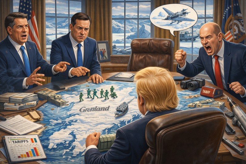 Eiswürfel im Oval Office