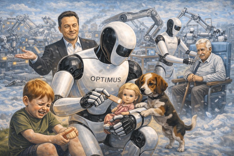 Optimus passt auf dein Kind auf