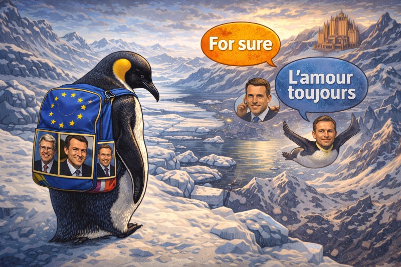 Der Pinguin rettet Europa