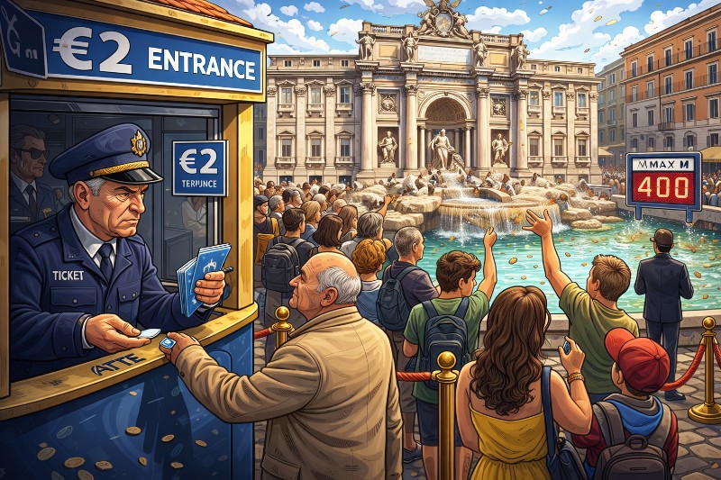 Zwei Euro für das Schicksal