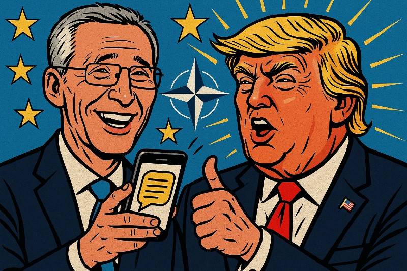 WIE ICH, DER GROßARTIGE, DEN WELTFRIEDEN HERBEIGETWEETET HABE
