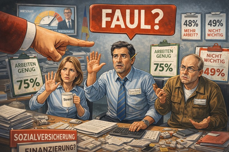 Nein, doch, oh! – Die Nation der maximal Beschäftigten und minimal Überzeugten