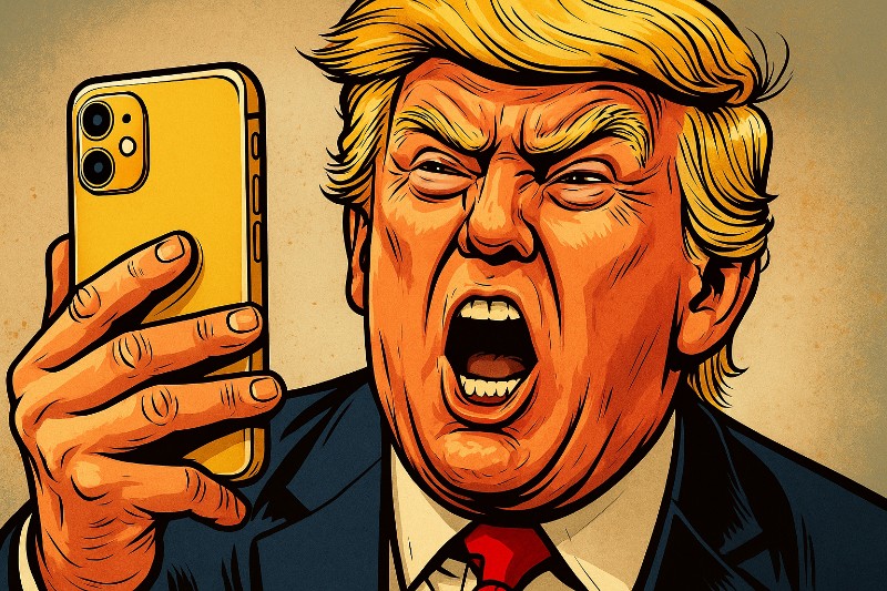 Das Trump-Handy – „Made in Maybe“ mit Goldkante und Datenverwirrung