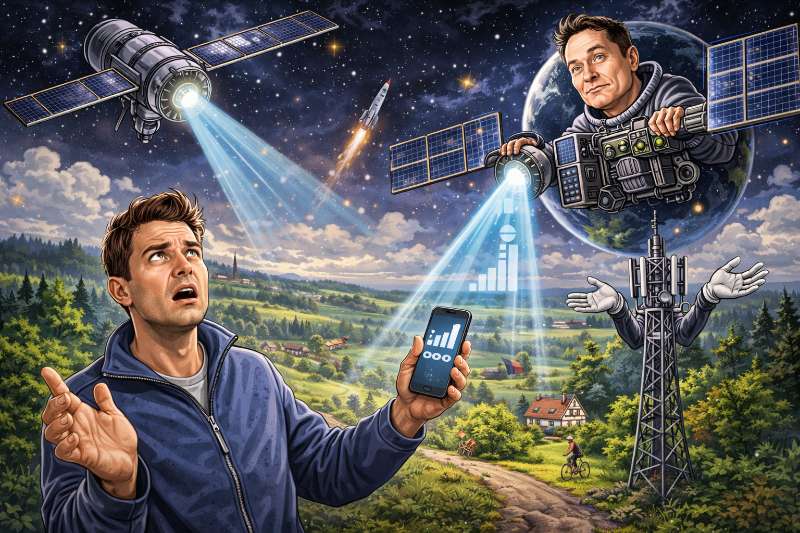 Jetzt funkt sogar der Himmel