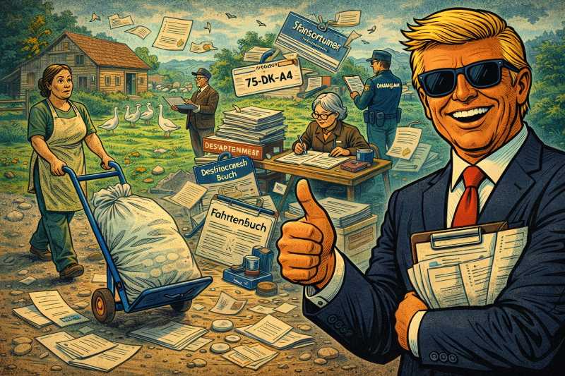 Die große Sackkarren-Bürokratie – Deutschlands gefährlichstes Transportmittel