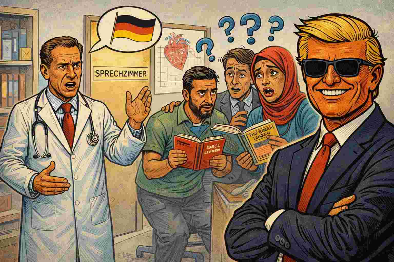 Sprechstunde nur mit Sprachtest