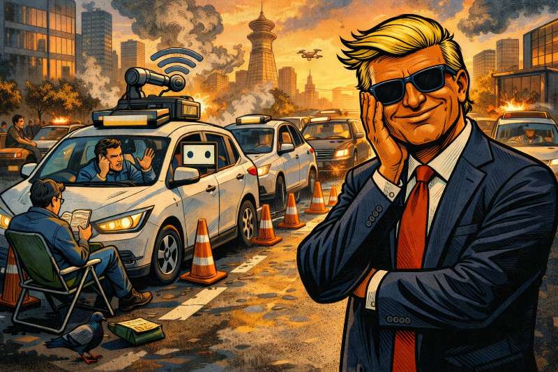 Wenn die Zukunft stehen bleibt: Das große Taxi-Standstill-Erlebnis